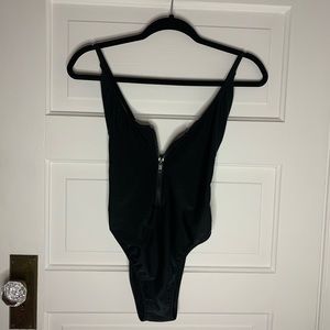 Bianca Coletti black one piece bathing suit